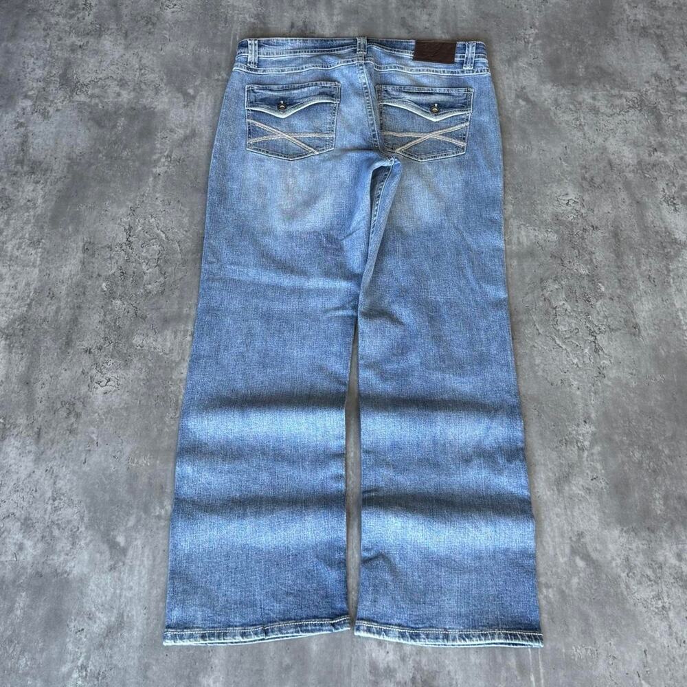 Vintage Y2K TK AXEL Embroidered Baggy Grunge Opium Denim Jeans